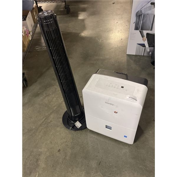 TOWER FAN AND DEHUMIDIFIER