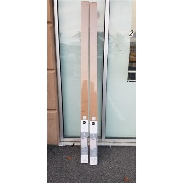 2 NEW 3.5 INCH VERTICAL BLINDS 66X84 WHITE