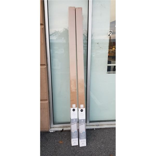 2 NEW 3.5 INCH VERTICAL BLINDS 66X84 WHITE