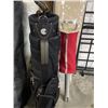 Image 1 : GOLF BAG W/ 2 PUTTERS AND BALL HOLDER