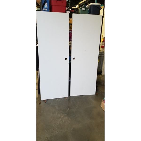 2 28 INCH HOLLOW CORE DOOR