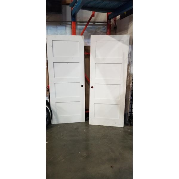 32 INCH SOLID CORE 4 PANEL DOORS
