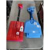 Image 3 : 2 PLASTIC SNOW SHOVELS AND 3 KIDS SNOW SHOVELS