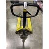 Image 3 : YELLOW PALLET JACK, WORKING