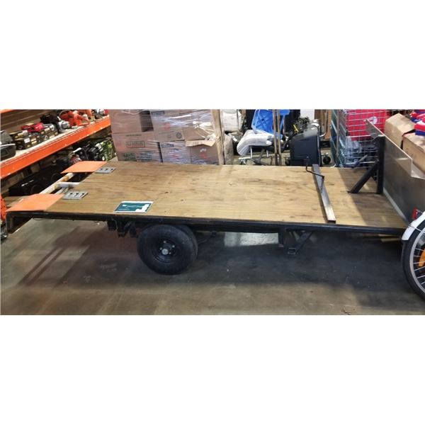 2010 UBUILT SNOWMOBILE TRAILER WITH REGISTRATION, 112 INCH X 43 INCH