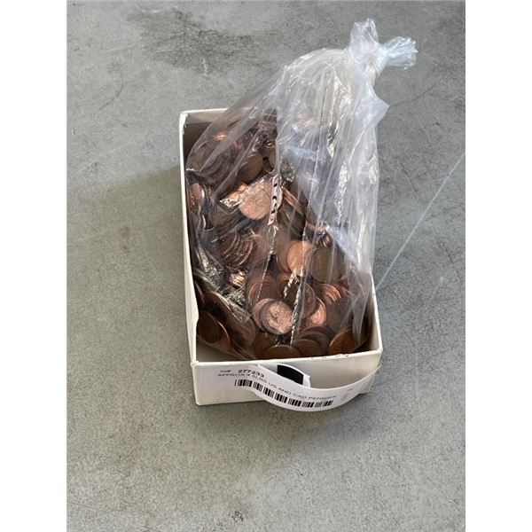 APPROX 4.5LBS US AND CAD PENNIES