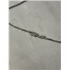 Image 2 : STERLING SILVER BOX LINK CHAIN NECKLACE (TESTED) 17" LENGTH, MARKED 925 AND HALLMMARKS