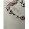 Image 2 : STERLING SILVER DEVILS EYE LINKS BRACELET 7" LENGTH MARKED 925