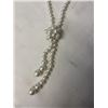 Image 2 : EXTRA LENGTH HAND KNOTTED PEARLS TASSEL STYLE NECKLACE 24" LENGTH