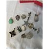 Image 2 : COLLECTION OF VINTAGE PENDANTS, ONE MARKED STERLING