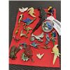 Image 2 : 20 VINTAGE BROACHES, BIRD RELATED