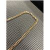 Image 2 : NEW 18K GOLD PLATED 8.0MM CUBAN LINK NECKLACE, 24" LONG
