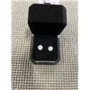 Image 1 : NEW 14K GOLD PLATED 2.0CT EACH SIMULATED DIAMOND (CZ) STUD EARRINGS