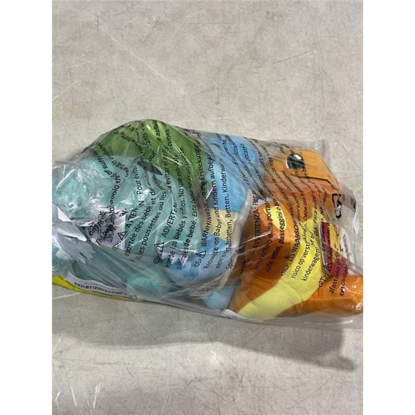 3 NEW POKEMON STUFFED ANIMALS