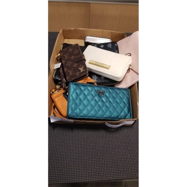 ASSORTED DESIGNER PURSES AND WALLETS