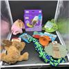 Image 1 : BOX OF NEW PET ACCESSORIES AND TOYS