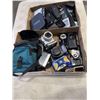 Image 1 : 2 BOXES OF EELCTRONICS AND DIGITAL CAMERAS