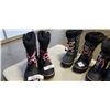 Image 3 : 4 NEW SIZE 2 GIRLS WINTER BOOTS