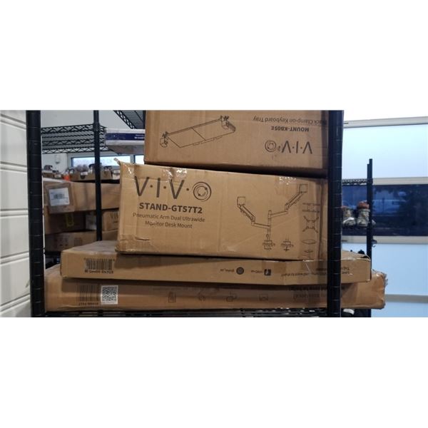 4 ASSORTED VIVO MOUNTS