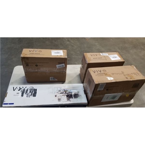 4 ASSORTED VIVO MOUNTS