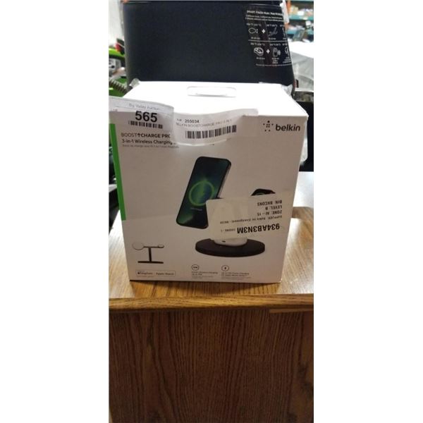 BELKIN BOOSTCHARGE PRO 3 IN 1 WIRELESS CHARGING STAND WITH MAGSAFE