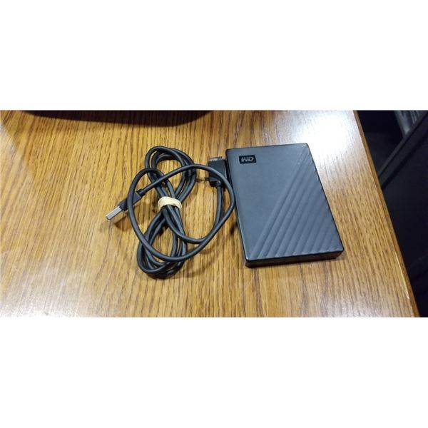 WD MY PASSPORT 2TB USB PORTABLE EXTERNAL HARD DRIVE, RETAIL $104