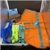 Image 1 : NEW RC PETS TIDAL LIFE VEST SIZE XL, QUICK GRAB TREAT BAG, WATERPROOF DOG LEASH AND COLLAR AND LEASH