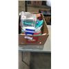 Image 1 : BOX OF ADULT DIAPERS, TISSUE BOXES AND 12 UPS