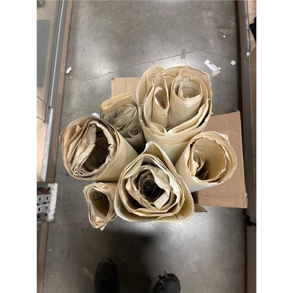 BOX OF COASTAL BC MERITIME MAPS