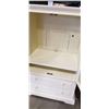 Image 2 : WHITE 2 DOOR LOUVERED CABINET