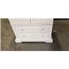 Image 3 : WHITE 2 DOOR LOUVERED CABINET