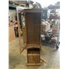 Image 2 : OAK GLASS DOOR DISPLAY CABINET