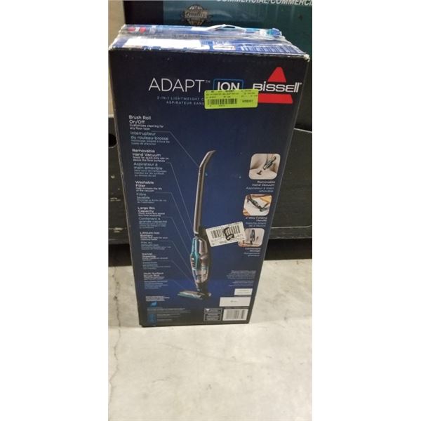 BISSELL ADAPT LI-ION MAX 2 IN 1 LIGHTWEIGHT CORDLESS STICK VACUUM - TESTED WORKING, RETAIL $189