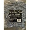Image 3 : NEW MICROFIBRE DRYING TOWELS, 4 GREY 16 X 16 INCH, (PACKS OF 2) AND LARGE SIZE 2X BLUE 40 X 24 INCH 