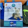 Image 2 : NEW RC PETS TIDAL LIFE VEST SIZE MEDIUM , COOLING PET PAD, QUICK GRAB TREAT BAG AND QUICK DRY PAW TO