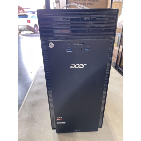ACER ASPIRE AMD A10 DESKTOP COMPUTER RESETE AND READY TO USE WITH WINDOWS 10 UPDATES