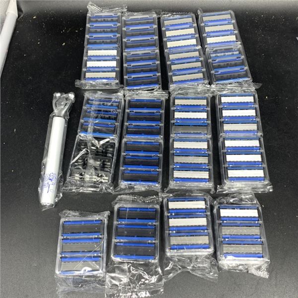 NEW 60-BLADE MEN'S & WOMEN'S SAFETY RAZOR - 6-LAYER STAINLESS STEEL BLADES