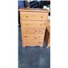 Image 2 : 5 DRAWER PINE HIGH BOY DRESSER AND NIGHT STAND