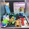 Image 1 : BOX OF NEW PET ACCESSORIES AND TOYS