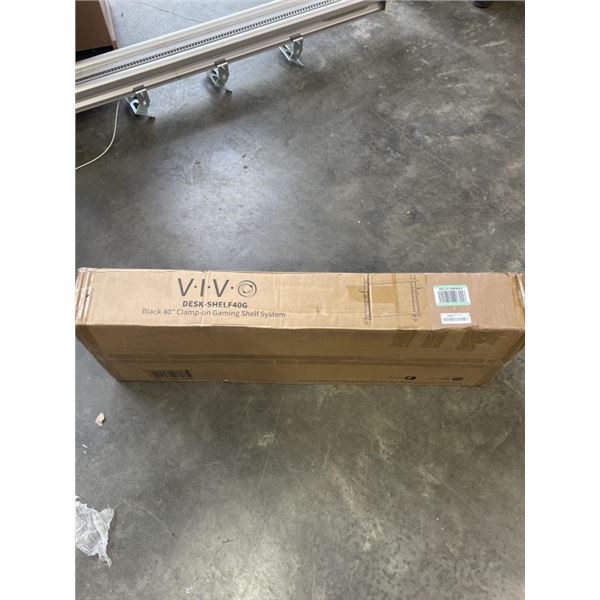 VIVO BLACK 40 INCH CLAMP ON GAMING SHELF SYSTEM