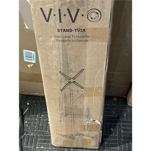VIVO BLACK TV FLOOR STAND