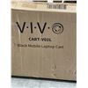 Image 1 : VIVO BLACK MOBILE LAPTOP CART
