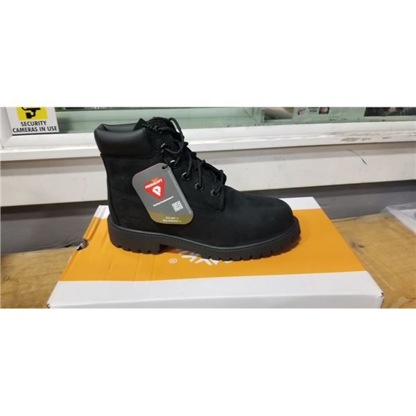 NEW TIMBERLAND PREMIUM 6 IN WATERPROOF BOOT BLACK NUBUCK SIZE JUNIOR 4.5