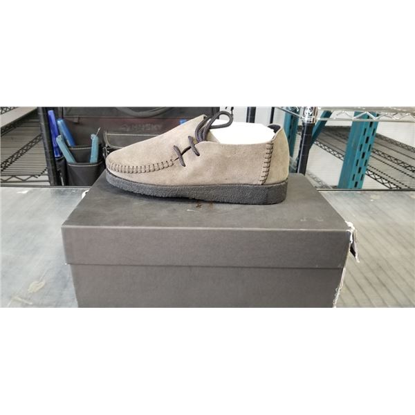 NEW PADMORE AND BARNES  M665 SUEDE OLIVE SIZE 7 RETAIL $250