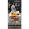 Image 1 : NEW TIMBERLAND AUTHENTIC WP FLEECE FOLD DOWN NATURAL NUBUCK BOOTS, SIZE WOMENS 5.5