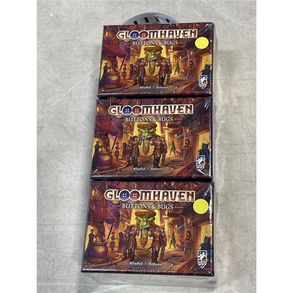 3 NEW GLOOMHAVEN BUTTONS AND BUGS BOX SETS