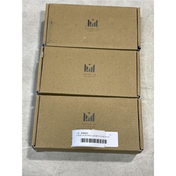 3 NEW VALBOREN LAB METHYLENE BLUE BRAIN HEALTH DROPPERS