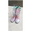 Image 2 : 3 NEW GIRLS INFANT/KIDS GUM BOOTS SIZE 8 AND 11