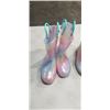 Image 4 : 3 NEW GIRLS INFANT/KIDS GUM BOOTS SIZE 8 AND 11