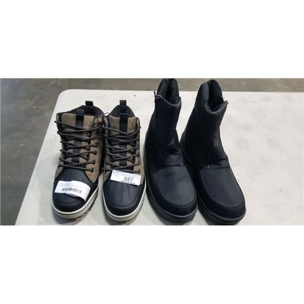 2 NEW SIZE 9 MENS WINTER BOOTS